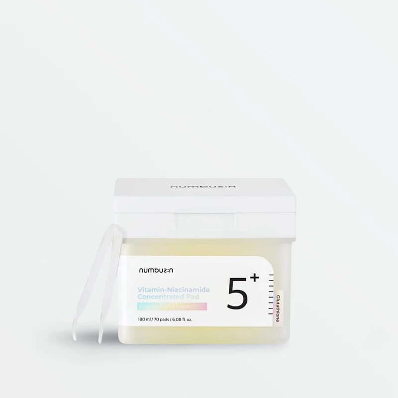 NUMBUZIN پد تونر روشن کننده و ضد لک VITAMIN-NIACINAMIDE 70 عددي