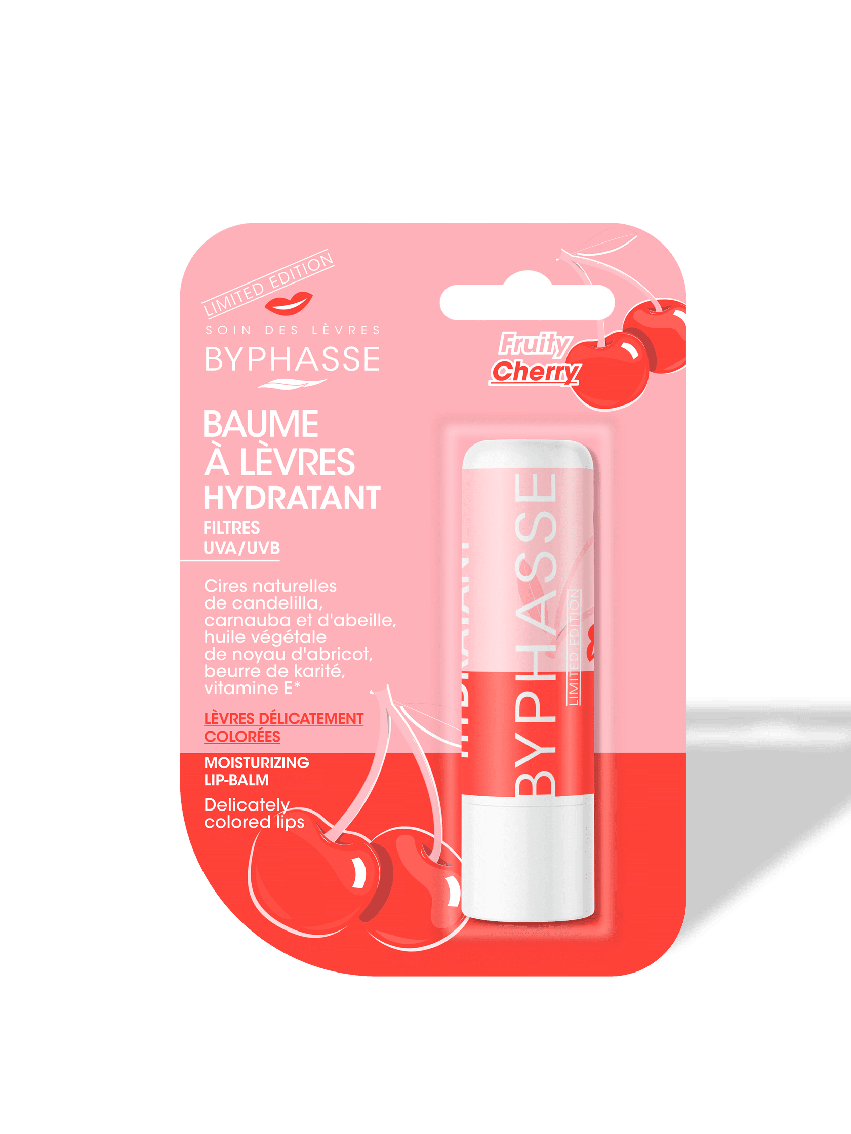 BYPHASSE بالم لب آبرسان UVA/UVB گيلاس  1عددي